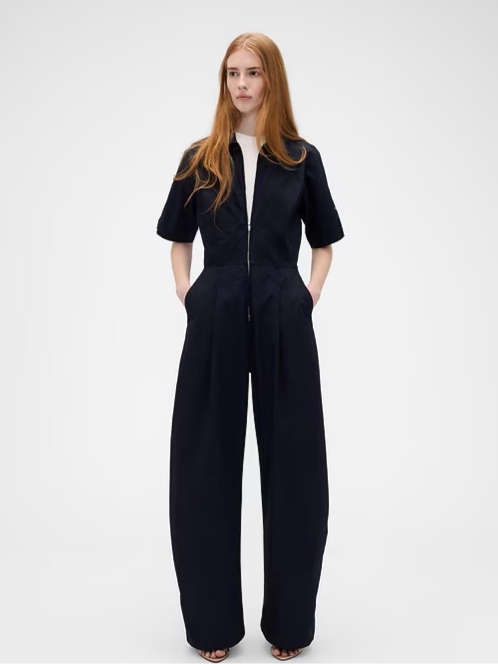 Victoria Beckham x GAP Utility Jumpsuit in Navy NWT XS